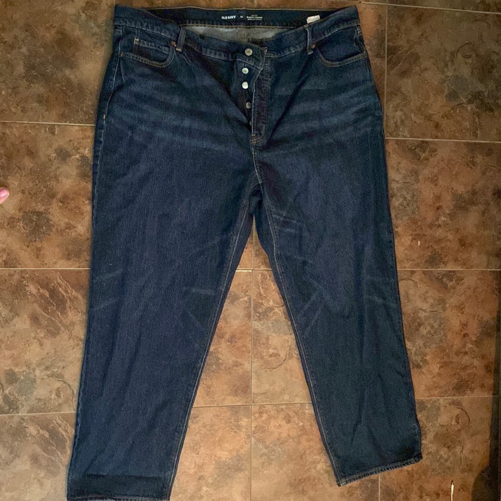 NWOT OLD NAVY HIGH RISE SLOUCHY STRAIGHT JEANS